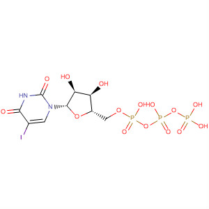 Structure of Uridine 5'-(tetrahydrogen triphosphate), 5-iodo-