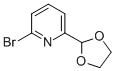 Structure of 2-bromo-6-(1,3-dioxolan-2-yl)pyridine