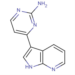 Structure of 2-Pyrimidinamine, 4-(1H-pyrrolo[2,3-b]pyridin-3-yl)-