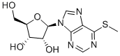 6-(甲硫基)-9-Β-D-呋喃核糖-9H-嘌呤结构式