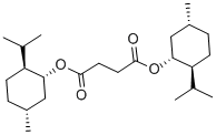 Structure of (1R)-(-)-DIMENTHYL SUCCINATE