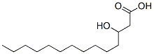 Structure of DL-B-HYDROXYMYRISTIC ACID