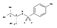 3-methyl-2-{[(4-methylphenyl)sulfonyl]amino}pentanoic acid结构式