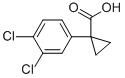 Structure of 1-(3,4-DICHLOROPHENYL)CYCLOPROPANECARBOXYLIC ACID