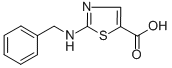 Structure of 2-(BENZYLAMINO)-1,3-THIAZOLE-5-CARBOXYLIC ACID