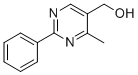 Structure of (4-METHYL-2-PHENYL-5-PYRIMIDINYL)METHANOL
