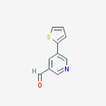 Structure of 5-(2-THIENYL)NICOTINALDEHYDE