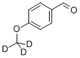 Structure of 4-METHOXY-D3-BENZALDEHYDE