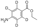 Structure of ETHYL 4-AMINOBENZOATE-2,3,5,6-D4