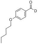Structure of 4-N-PENTYLOXYBENZALDEHYDE-ALPHA-D1