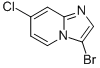 Structure of 3-BROMO-7-CHLOROIMIDAZO [1,2-A]PYRIDINE