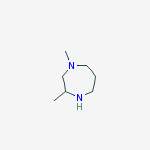 Structure of 1H-1,4-DIAZEPINE,HEXAHYDRO-1,3-DIMETHYL-