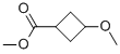Structure of Cyclobutanecarboxylic acid, 3-methoxy-, methyl