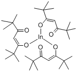 Structure of INDIUM (2,2,6,6-TETRAMETHYL-3,5-HEPTANEDIONATE)