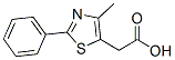 Structure of 4-Methyl-2-phenyl-5-thiazoleacetic acid