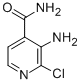 3-氨基-2-氯-4-吡啶碳酰胺结构式