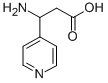 3-氨基-3-(吡啶-4-基)丙酸结构式