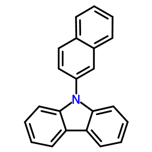 Structure of 9-(naphthalen-2-yl)-9H-carbazole