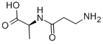 (S)-2-(3-氨基丙酰氨)丙酸 的化学结构式