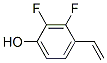 Structure of PHENOL,4-VINYL-2,3-DIFLUORO-