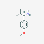 1-(4-METHOXYPHENYL)-2-METHYL-1-PROPAN/AMINE, 95%结构式