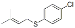 Structure of 1-CHLORO-4-[(3-METHYL-2-BUTENYL)THIO] BENZENE