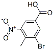 3-BROMO-4-METHYL-5-NITROBENZOIC ACID结构式