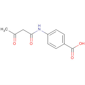 Structure of Benzoic acid, 4-[(1,3-dioxobutyl)amino]-