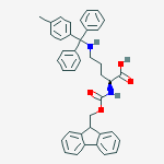 Structure of Fmoc-Orn(Mtt)-OH