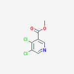 Structure of 4,5-dichloro-3-Pyridinecarboxylic acid methyl ester