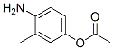 Structure of PHENOL,4-AMINO-3-METHYL-,ACETATE ( ESTER)