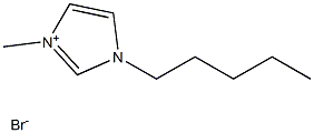 Structure of 1H-Imidazolium, 1-methyl-3-pentyl-, bromide
