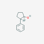 Structure of 2-phenylcyclopentanol