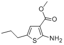 Structure of METHYL 2-AMINO-5-PROPYLTHIOPHENE-3-CARBOXYLATE