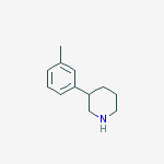 3-(3-Methylphenyl)Piperidine结构式