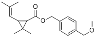 Structure of 2,2-Dimethyl-3-(2-methylpropyl)cyclopropanecarboxylic acid p-(methoxymethyl)benzyl ester