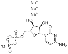 Structure of Cytidine 5'-diphosphate trisodium salt
