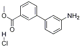 METHYL 3'-AMINO-[1,1'-BIPHENYL]-3-CARBOXYLATE HYDROCHLORIDE结构式