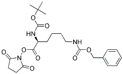 BOC-LYS(Z)-OSU结构式
