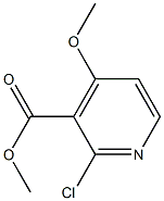 Structure of 2-Chloro-4-methoxy-3-pyridinecarboxylic acid methyl ester