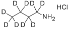 Structure of N-BUTYL-D9-AMINE HCL