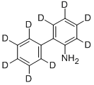 Chemical structure of 2-AMINODIPHENYL-D9