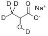 SODIUM DL-LACTATE-D4结构式