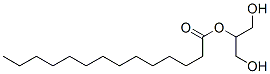 Structure of Tetradecanoic acid, 2-hydroxy-1-(hydroxymethyl)ethyl ester