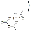 Structure of THULIUM(III) ACETATE HYDRATE