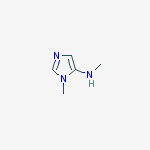 Structure of N,1-dimethyl-1H-Imidazol-5-amine