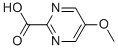 Structure of 2-PYRIMIDINECARBOXYLIC ACID 5-METHOXY-