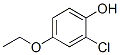 Structure of Phenol,  2-chloro-4-ethoxy-
