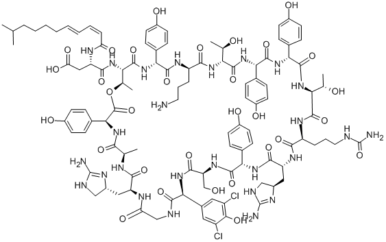 Structure of ENDURACIDIN A