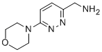 Structure of 3-Pyridazinemethanamine, 6-(4-morpholinyl)-
